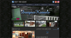 Desktop Screenshot of designer-kennels.com